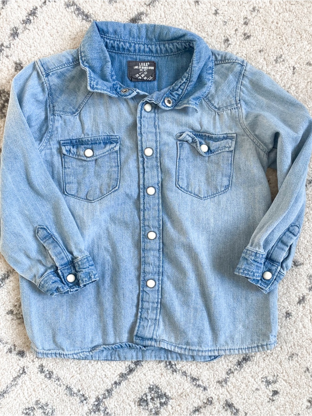 H&M Denim Chambray Button Down